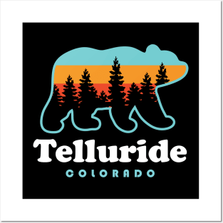 Telluride Colorado Mountains Telluride Mountain Bear Posters and Art